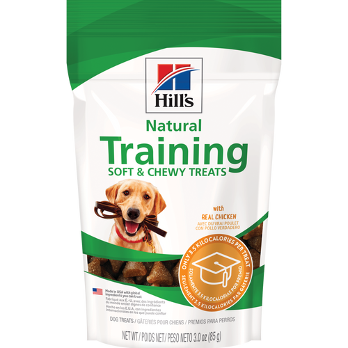 Gâteries naturelles pour chiens Hill’s Training Treats Soft & Chewy avec du vrai poulet Packshot