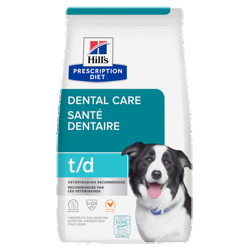 Nourriture sèche pour chiens t/d à saveur de poulet Visuel 