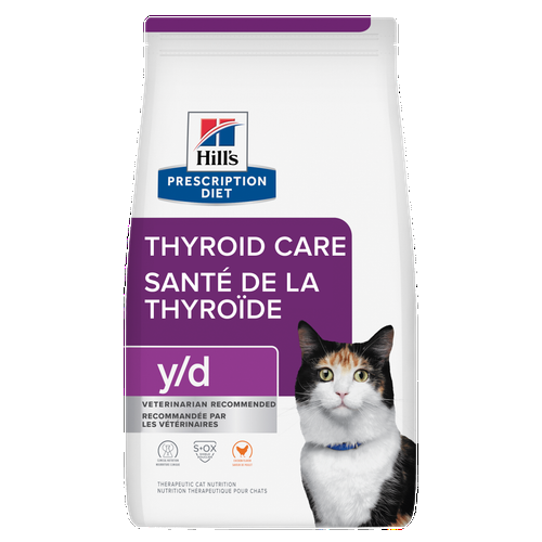 Nourriture sèche pour chats y/d à saveur de poulet Visuel 