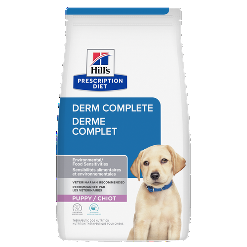 Nourriture sèche pour chiots Derm Complete, recette au riz et aux œufs Visuel 