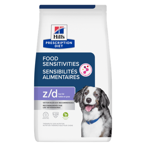 Nourriture sèche pour chiens z/d faible en gras, recette de soya hydrolysé Visuel 