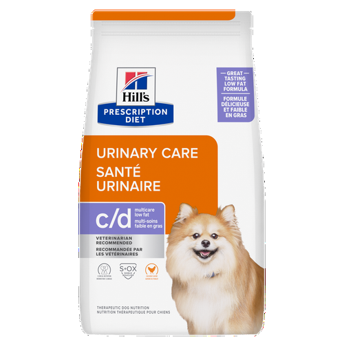 Nourriture sèche pour chiens c/d Multicare faible en gras Visuel 