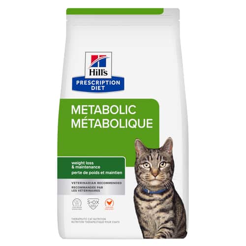 Nourriture sèche pour chats Metabolic à saveur de poulet Visuel 