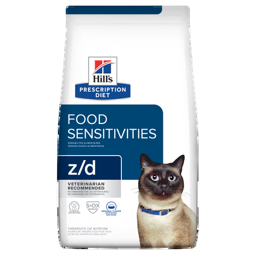 Nourriture pour chats z/d à saveur de poulet hydrolysé Visuel 