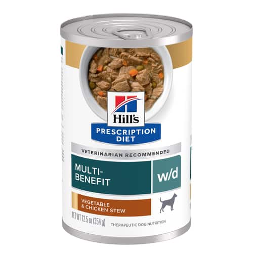 Nourriture pour chiens w/d MultiBenefit, ragoût de poulet et de légumes Visuel 