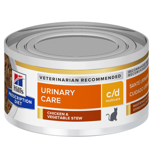 c/d Multicare – Nourriture pour chats, ragoût de poulet et de légumes Packshot