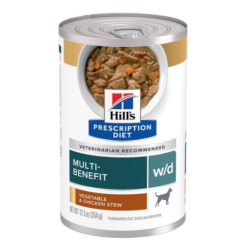 Nourriture pour chiens w/d MultiBenefit, ragoût de poulet et de légumes Visuel 