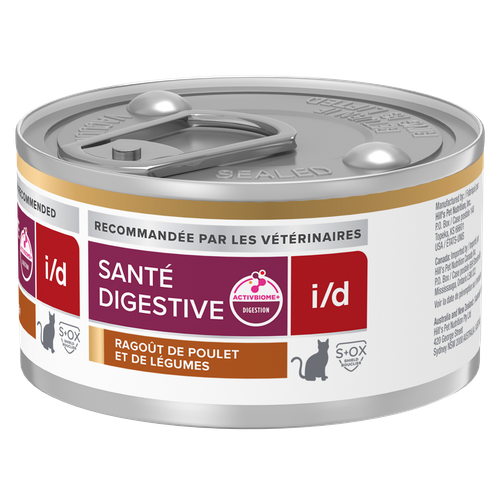 Nourriture pour chats i/d, ragoût de poulet et de légumes Visuel 