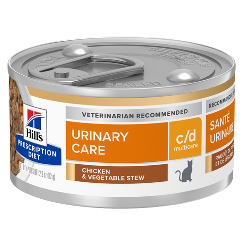 Nourriture pour chats c/d Multicare, ragoût de poulet et de légumes Visuel 