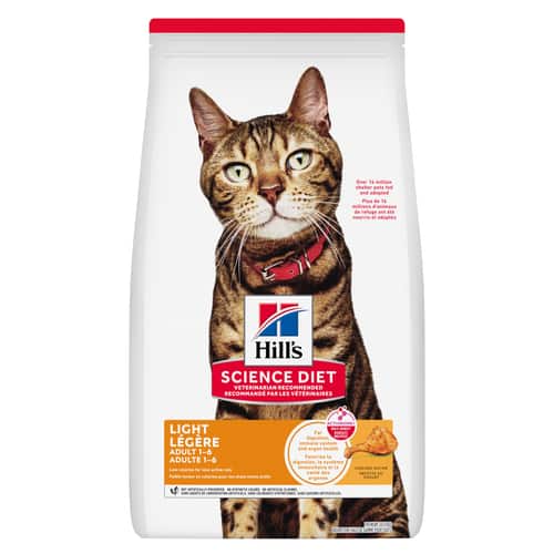 Nourriture légère pour chats adultes, recette au poulet Visuel 