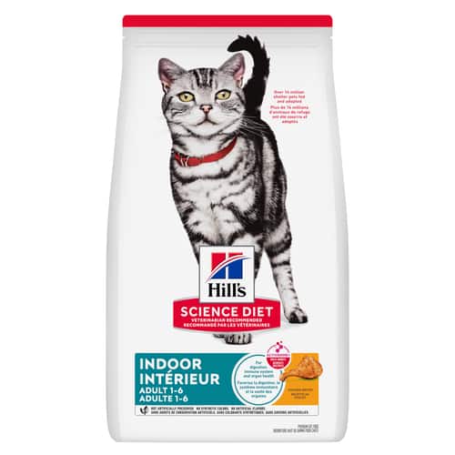 Nourriture pour chats d’intérieur adultes, recette au poulet Visuel 
