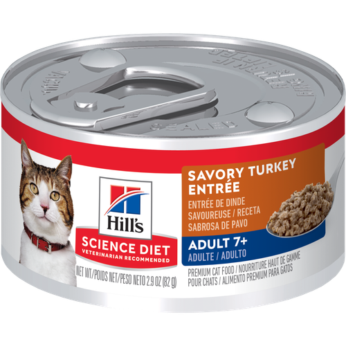 Nourriture pour chats, entrée de dinde savoureuse, Adulte 7+ Packshot