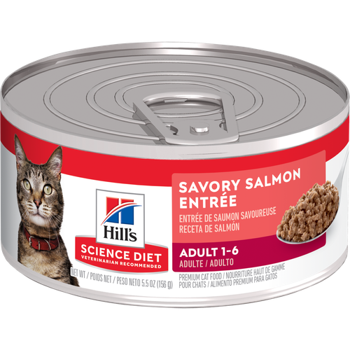 Nourriture pour chats adultes, entrée de saumon savoureuse Visuel 