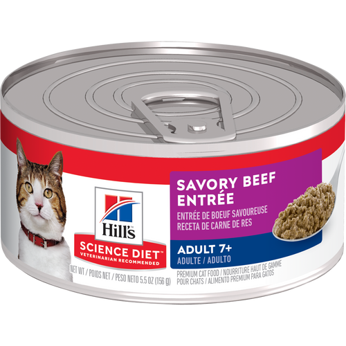 Nourriture pour chats, entrée de bœuf savoureuse, Adulte 7+ Packshot