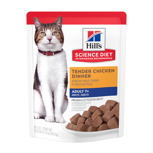 Nourriture pour chats, dîner de poulet tendre, Adulte 7+ Packshot