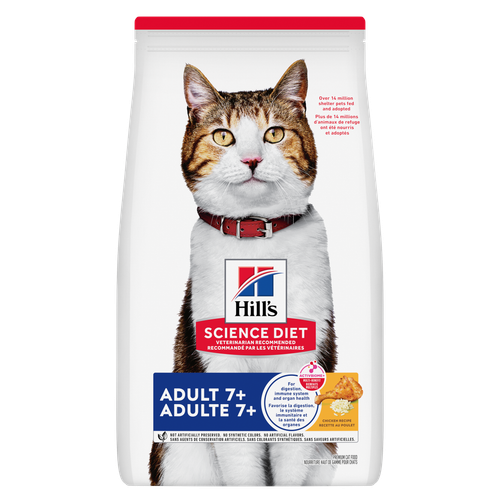 Nourriture pour chats, recette au poulet, Adulte 7+ Packshot